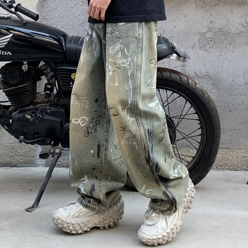 Cotton denim jeans