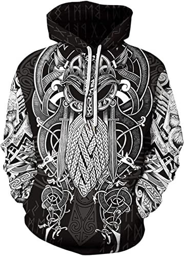3D Digital Printing Hooded Sweater