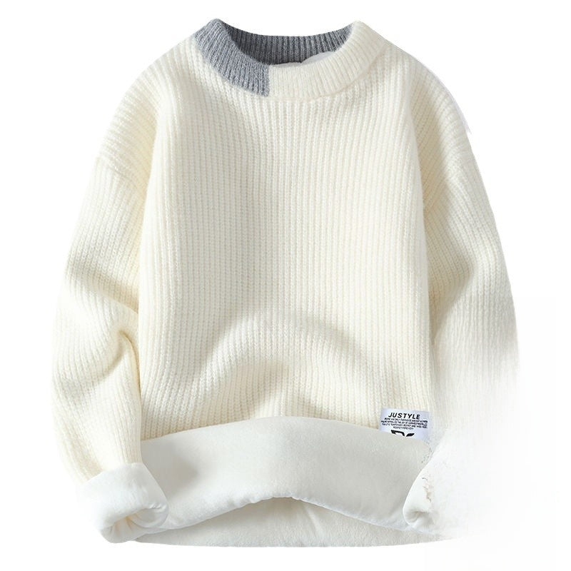 Warm base knitted sweater