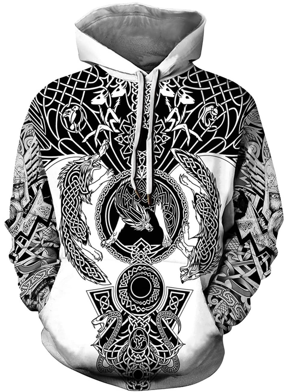 3D Digital Printing Hooded Sweater