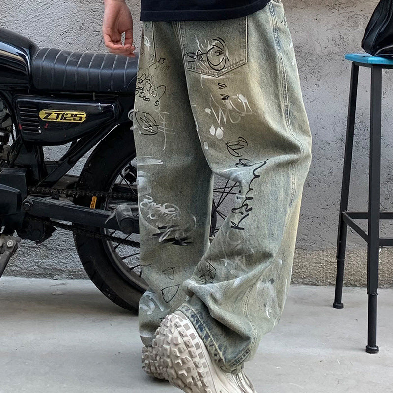 Cotton denim jeans