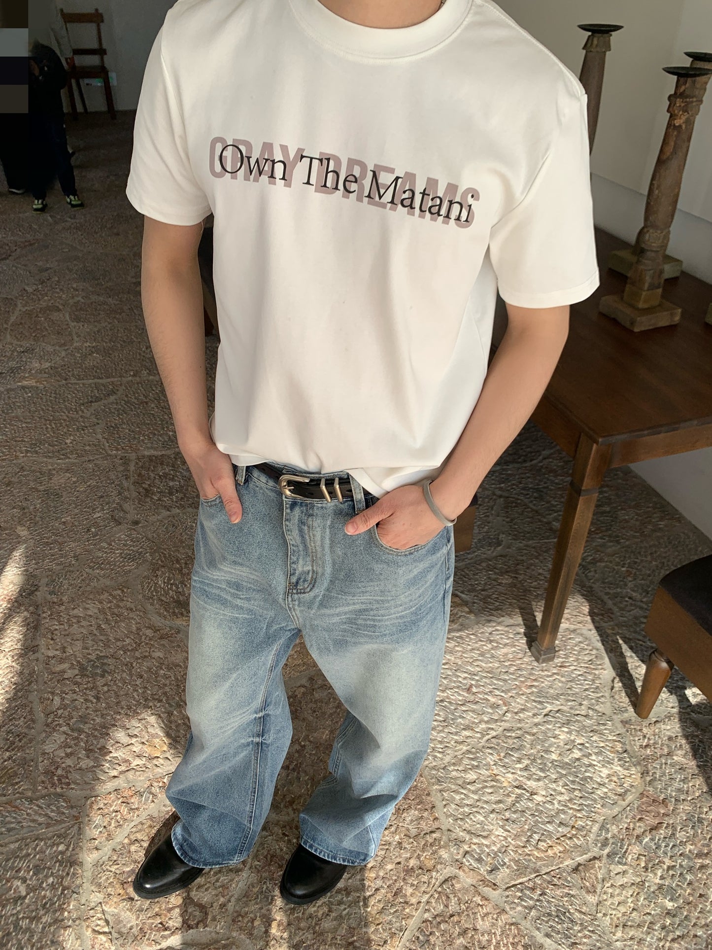 Baggy Jeans Ice Blue Washed Denim