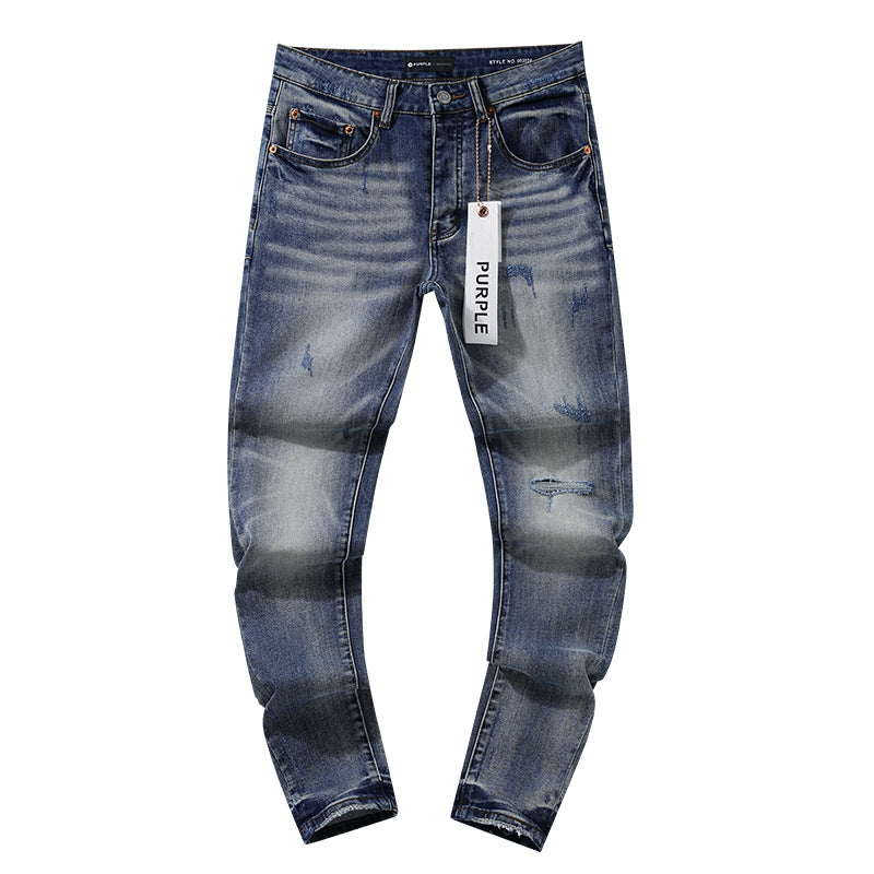 Amiri & Purple brand Hole-less straight-leg jeans Size 30