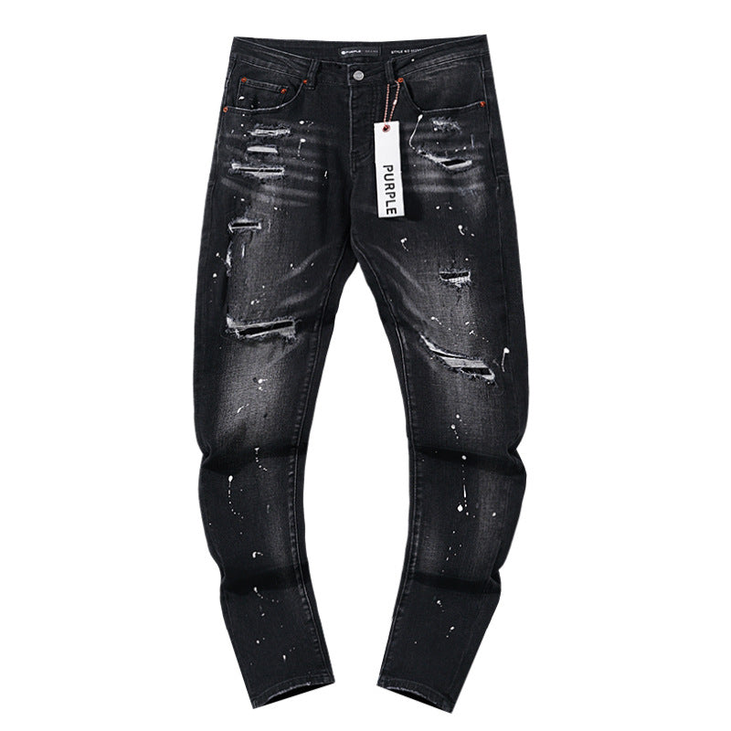 Amiri & Purple brand Hole-less straight-leg jeans Size 30