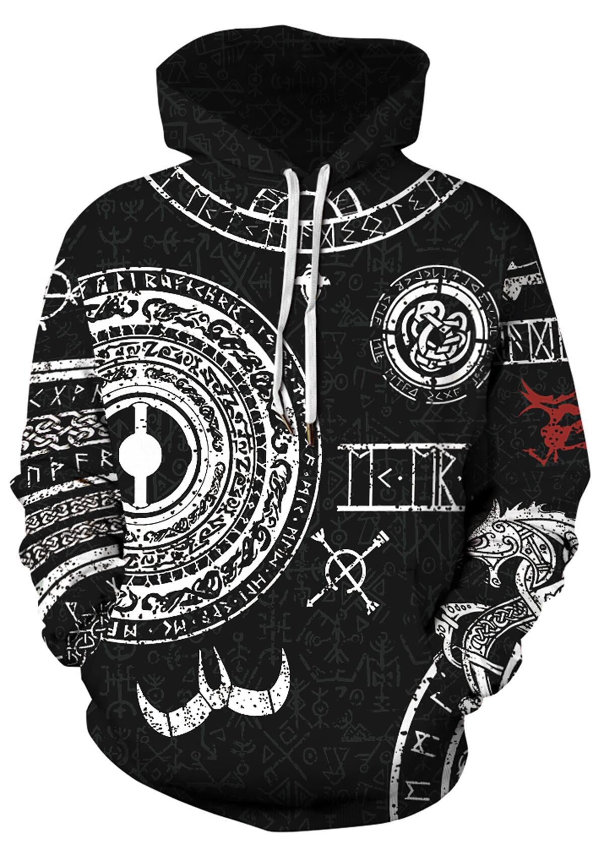 3D Digital Printing Hooded Sweater