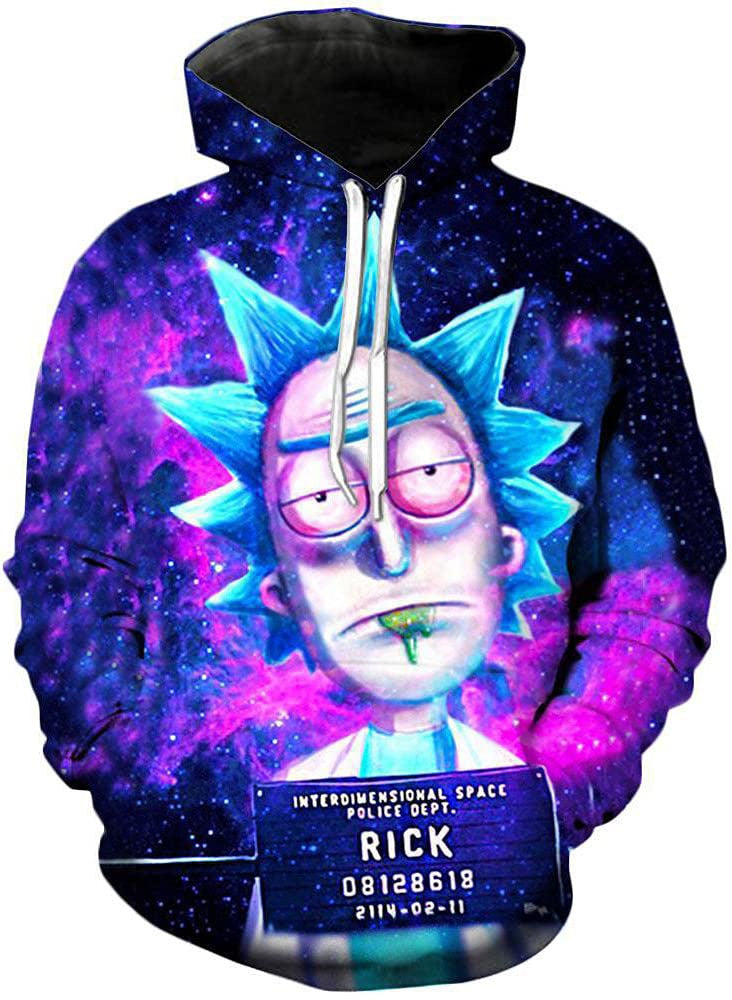 3D Digital Printing Hooded Sweater