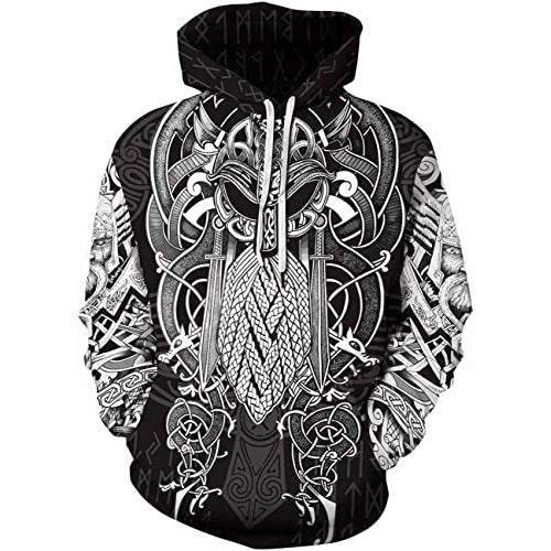 3D Digital Printing Hooded Sweater