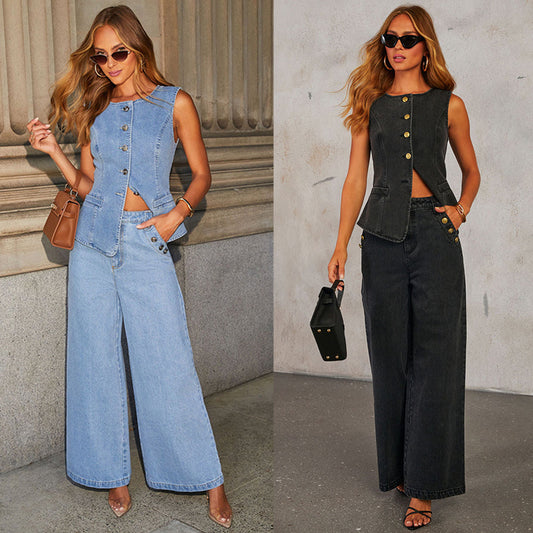 Jeans suit
