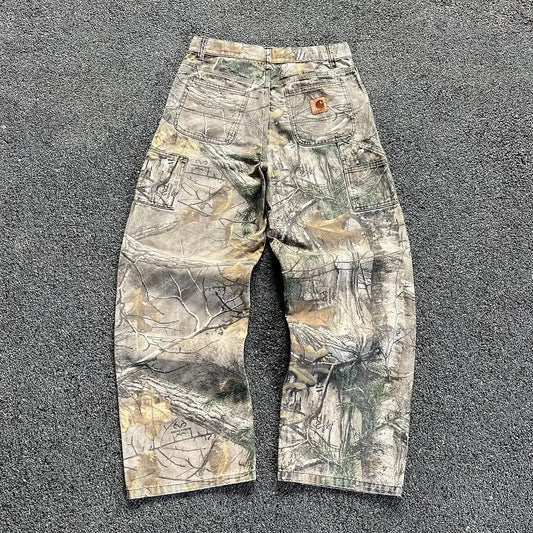 Carhartt Summer Washed Camouflage Denim Pants
