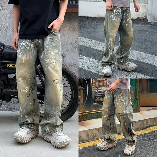 Cotton denim jeans