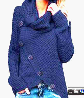 Women's High Neck Knit Sweater